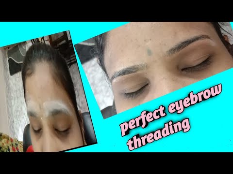 #Perfect eyebrow threading#eyebrow tutorial#