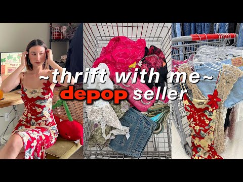 Y2K THRIFT WITH ME | FULL TIME DEPOP SELLER 🍒🌺