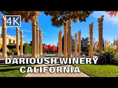 [4K] Darioush Winery - Napa Valley California - Walking Tour