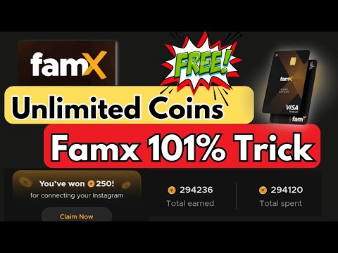 FREE Fam Coins | Easy Way to Earn Fam Coins | FamCoins Earn Kaise kare | How Earn FamX Coins 🤑🤑🤑