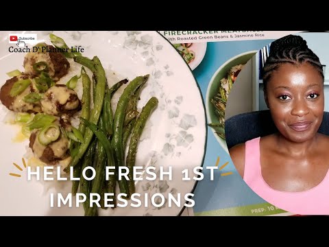 Meal Planning| Hello Fresh First Impressions and Review