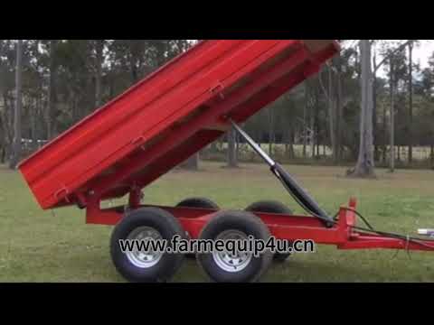 farm hydraulic tipper trailer