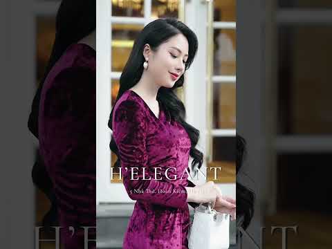 H'ELEGANT - Velvet Collection - Italian Plum Color