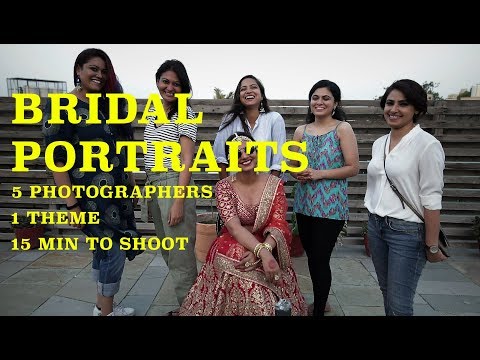 5 Female Photographers Capture Bridal Portaits in 15 Minutes