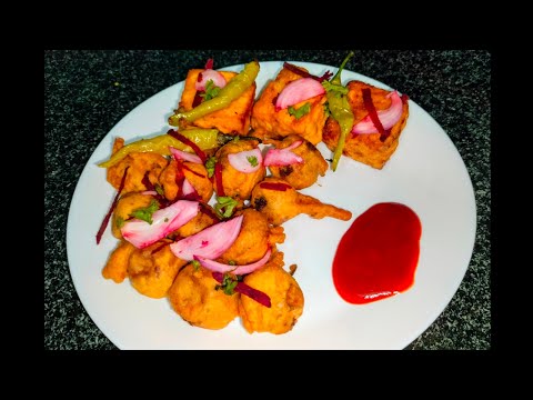 Small Mirchi Bhaji and Bread Pakora Recipe