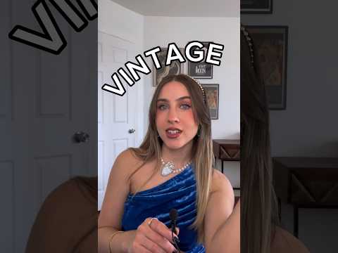 Vintage vs. thrifted: what’s the difference? #vintagefashion #thriftedfashion #personalstyle