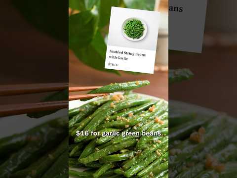 MUST TRY GARLIC GREEN BEANS DIN TAI FUNG