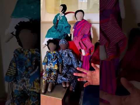 Afghan refugees in delhi turning waste into unique dolls #handmadecrafts #dolls