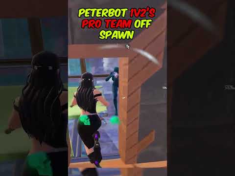 Peterbot 1v2's a pro team off spawn💀🎯