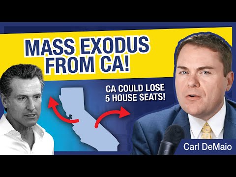 Mass Exodus from CA — Losing 5 Congressional Seats!