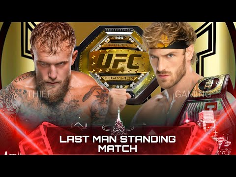 WWE 2K24 • LAST MAN STANDING MATCH - Jake Paul VS Logan Paul | WWE