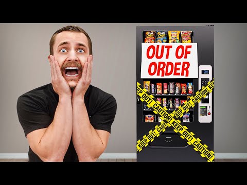 Our Vending Machine Was OUT OF ORDER!