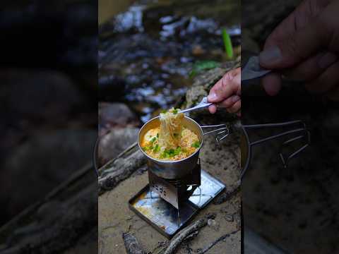 Simple lunch date with nature 🥰🥰#campcooking #outdoorcooking #campingvibes #campinglife