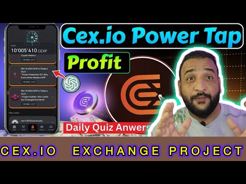 Cex.io power tab | Cex.io Airdrop | Cex.io powertab new update today