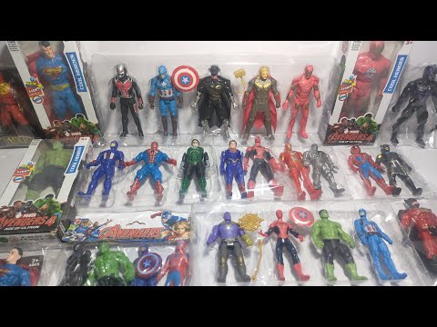 Marvel Spider-Man series unbox, popular Spider-Man action dolls, Spider-Man, Hulk, Venom, ASMR Video