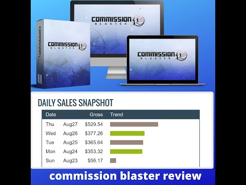 commission blaster review & bonuses 594 day clickbank commissions from 30x new free traffic sources