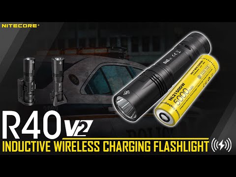 NITECORE R40 v2 1200 Lumen Rechargeable Flashlight Kit