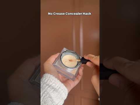 No crease concealer hack♥️✨