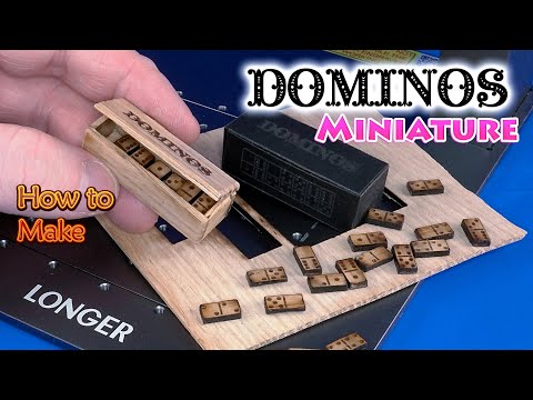 How to Make Mini Dominoes Wooden Box with LONGER Nano Pro 12W. Very Easy