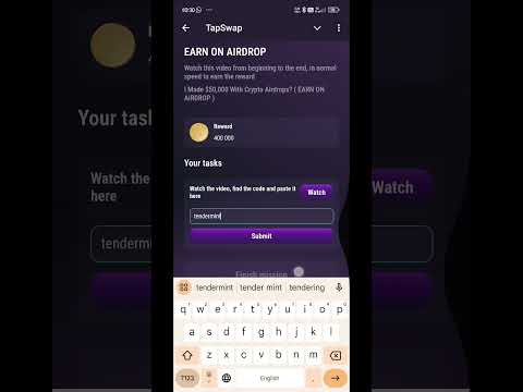 tapswap earn on airdrop code #tapswap #secretcode #tapswapmining #crypto #mining