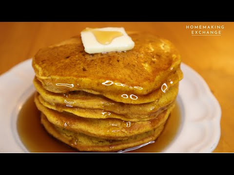 Easy Fluffy Pumpkin Pancakes | How to Make Pumpkin Pancakes