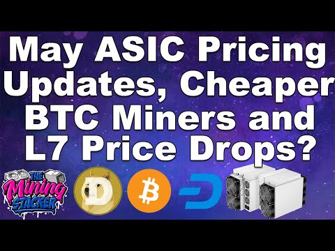 BTC price is going up , but Bitcoin Miner prices are Dropping? Bitmain Antminer L9 Doge Miner Soon ?