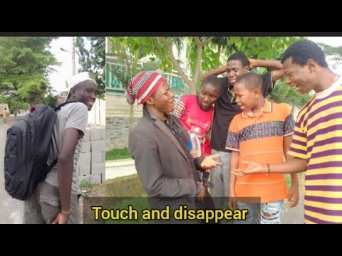 Touch and disappear. Emeka no feet  nack again... they have collected it.. #comedy #shortvideo