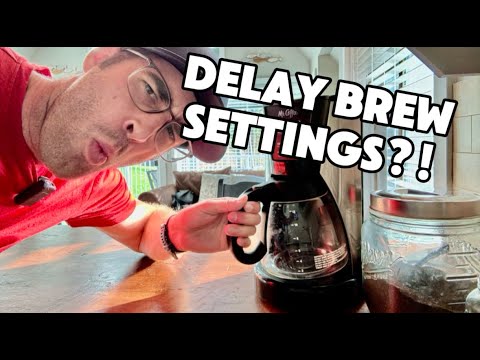 ★★★★★ This coffee maker: Is it complicated to set the "delay" timer? - Mr. Coffee