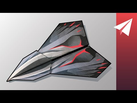 How to Make the A-9 Eagle Paper Airplane — Works With PowerUp Motors! (2.0, 3.0, and 4.0)