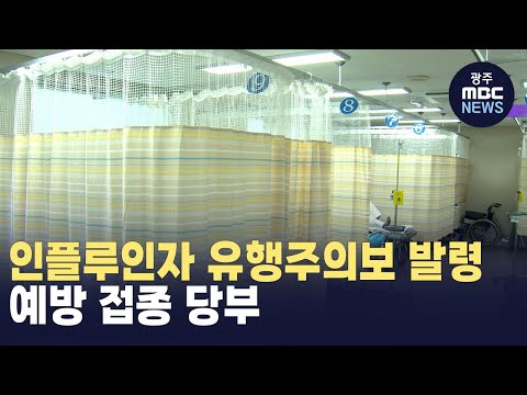 인플루인자 유행주의보 발령 예방 접종 당부