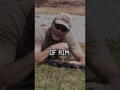 Former Green Beret Shows How To Be Accurate While Prone #military #reels #youtubeshorts #tips