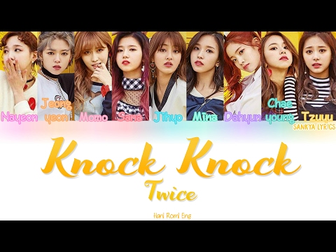 TWICE (트와이스)- Knock Knock (Color Coded) (HAN/ROM/ENG) Lyrics