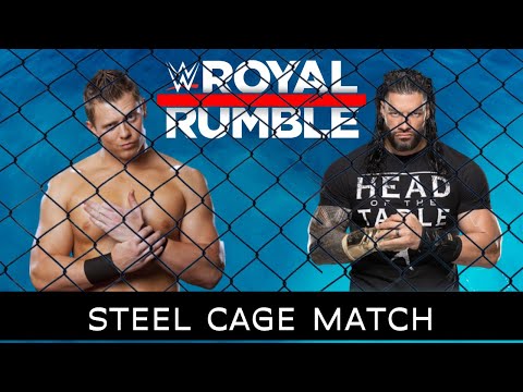 Full Match | The Miz vs Roman Reigns | Steel Cage | Royal Rumble