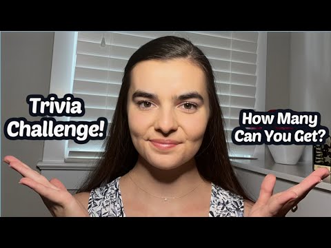 ASMR Whispering 100 Super Hard Trivia Questions | How Many Can You Get?