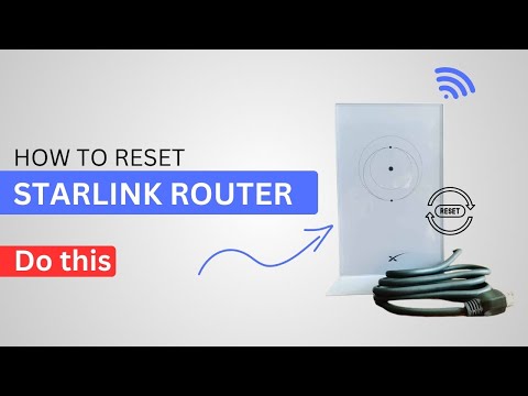 How to factory Reset my Starlink Router?