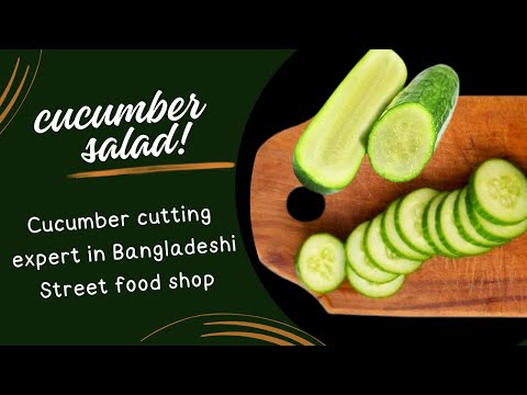 Cucumber Cutting EXPERT Shares Street Food Secrets!