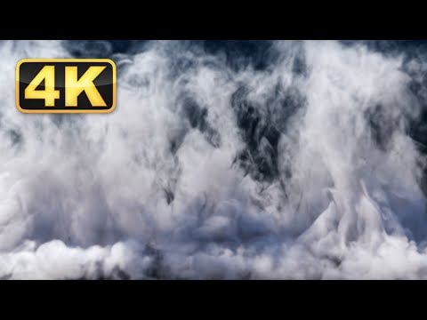 4K Calming Abstract Heaven Fog. Relaxing Smoke. Calming Music for Meditation. Fall Asleep Fast