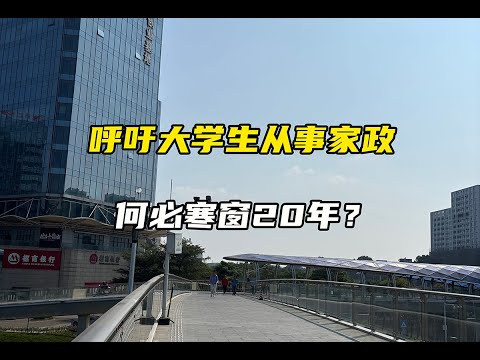 呼吁大学生进入家政行业，何必寒窗20年？