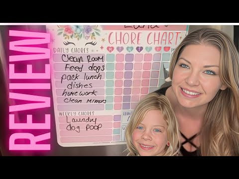 Hadley Designs Unicorn Magnetic Chores Chart