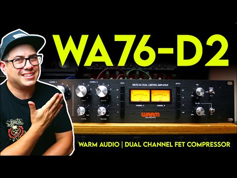 Introducing the WA76-D2: Warm Audio’s Dual 1176 ‘Rev D’ Compressor