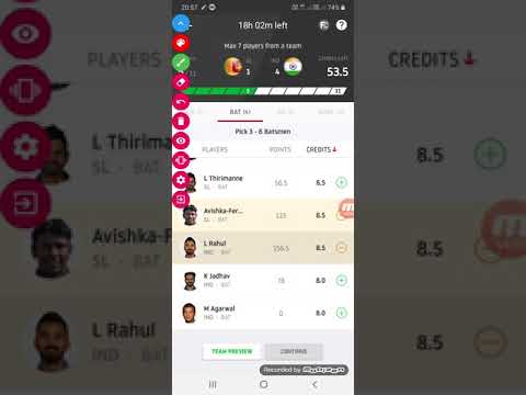 India vs Sri Lanka  Icc World Cup 2019 Dream11  Predictions || Best Team Selection,  6 Jul 2019