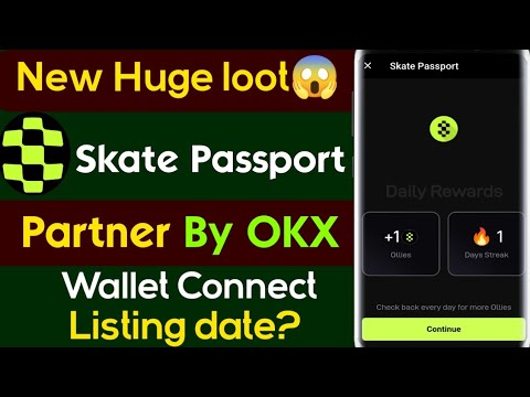 Skate Passport | Passport Skate | Skate Airdrop Wallet Connect | Skate Airdrop Listing date