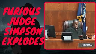 Judge Simpson’s Furious Outburst: Shocking Courtroom Moments!