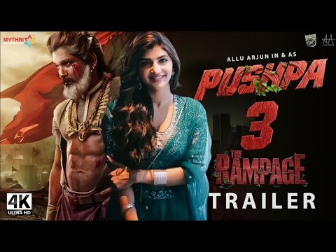 PUSHPA 3 : The Rampage - Trailer (Hindi) | Allu Ajrun,| Pushpa 2 Full Movie | Box office collection