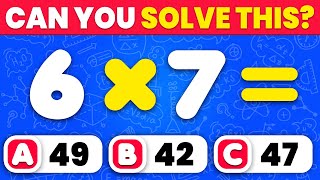 Can You Ace This Maths Quiz...? ➗🤓✖️ | Easy, Medium, Hard, Impossible