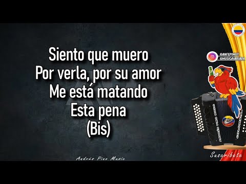 Muero Por Verla - Luis Mateus | Video Letra | Andres Pino Music