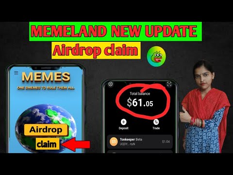 Memeland New update | Airdrop claim | Memeland token withdraw |