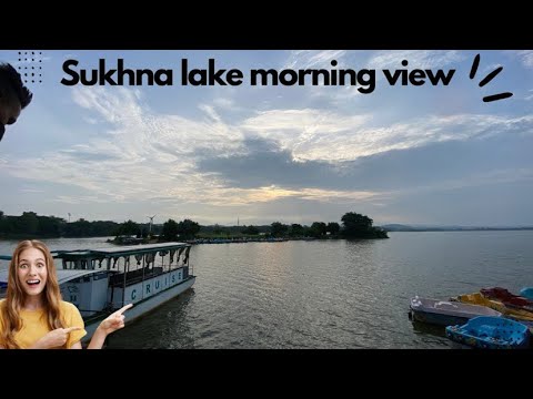 Sukhna lake Chandigarh morning view