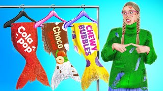 🧜‍♀️ HOW TO BECOME MERMAID 😱🧁 Mermaid Food Challenge 🤩 Extreme Makeover By Yay Time!