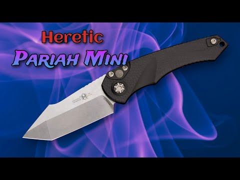 NEW! Heretic Pariah Mini: OTS Magnacut Tanto Blade! USA Made!